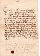 Militärische Urkunde, Österreich, Autograph Pater Emerich, 1. Minister des Kaise