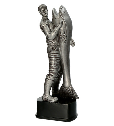 Angeln angler fisch figur - angeln,