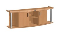 (599,00€/Stk.) diversa Aquarium Unterschrank  gebogene Front Comfort 200x60x67cm