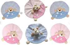 Auswahl : OKAY KIK TEDDY BÄR TEDDYBÄR / HUND rosa blau Schmusetuch Schnuffeltuch