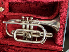 Kornett schön versilbert