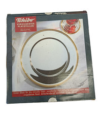 Tchibo versilberte Platzteller 2 Stück 30cm Durchmesser vergoldeter Rand Teller