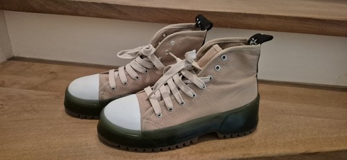 *ZARA*TRF*SNEAKER*HIGH*BEIGE*W