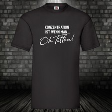 Konzentration T-Shirt Funshirt