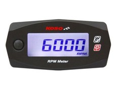Drehzahlmesser KOSO Mini 4 RPM 12V Roller Motorrad ATV Quad Snowmobil Moped Mofa