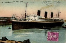 Ak Le Havre, CGT Dampfer Ile