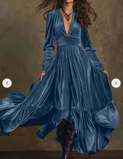 Samtkleid, Kleid, Abendkleid