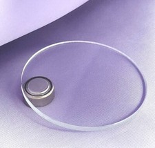 Uhrenglas 2,0mm Mineralglas Armbanduhr Uhr Glas cam flach Watchglas Ø 20 - 45mm