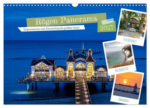 Rügen panorama wandkalender - panorama, (wandkalender