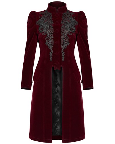 Punk rave damen lange gothic - rave,