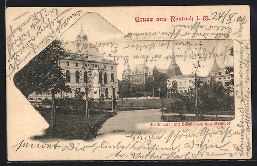 Rostock stadttheater mit - rostock, i.m.,