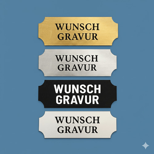 Namensschild gravur - namensschild,