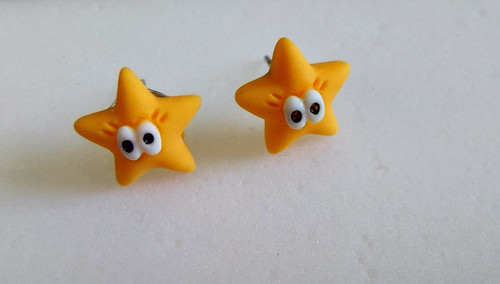 Ohrringe stern mit augen - augen, &