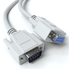 1m VGA Verlängerungskabel Monitor Verlängerung SUB-D VGA Kabel PC TV 9 Polig