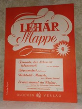 Notenheft „LEHÁR Mappe“ NR 4 Klavierausgabe  mit Text