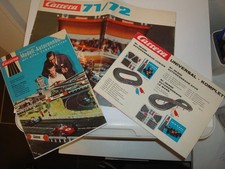 Carrera ZUBEHÖR Zeitschrift 3x Alte ca.1972 und Anleitung