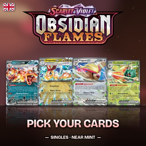 Pokemon cards obsidian flames - pokemon,