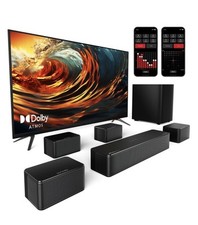 Ultimea Poseidon D80 Soundbar-7.1-Kanal-Subwoofer-Lautsprecher-Kit, Dolby Atmos