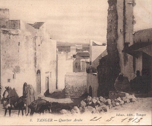 Tanger quartier arabe 1913 - -,