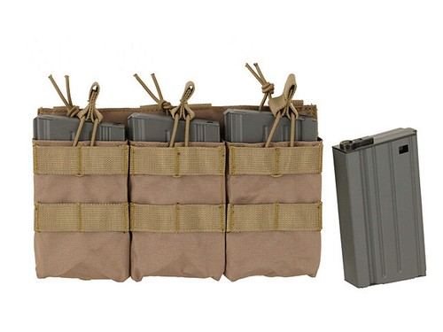 Molle triple mag pouch - molle, 7.62