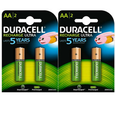 2 x 2er-Pack Duracell Recharge Ultra AA HR6 NIMH 2500 Ah