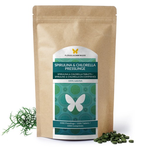 500g spirulina chlorella - 500g,