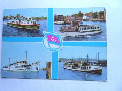 Weiße flotte stralsund - ak,