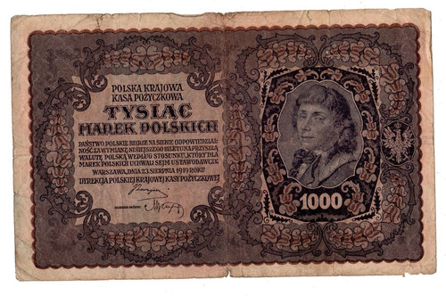 Polen banknote 1000 mark - 1000,