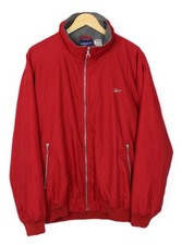 Red Reebok fleece windbreaker