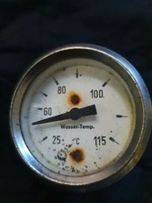 Wasser Temperatur Anzeige Boot Auto ? Wasser Edelstahl  Alt Antik Retro