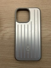 Rimowa Handyhülle für iPhone 14 Pro Max Aluminium Silber gebraucht 