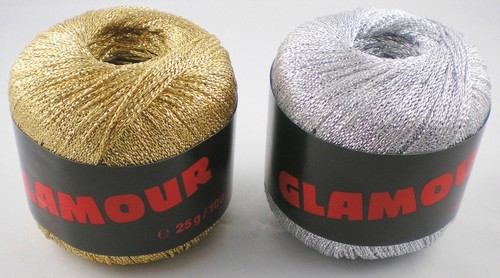 25g glamour glitzer garn - g-b,