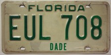Florida Nummernschild USA