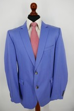 Strellson Sakko Gr.54 Baumwolle Mix Hell Blau Black Label sehr guter Zustand