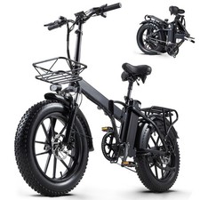E Bike Klapprad 20 Zoll Elektrofahrräder E Mountainbike Faltbares E-City Bike
