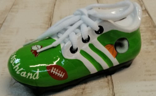 Spardose fußballschuh grün - spardose,