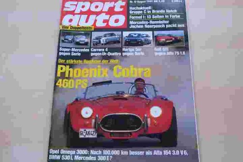 Sport auto 1989 - auto, 08/1989