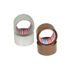 Tesa Klebeband Transparent Braun 50 mm 66 m Paketklebeband Paketband Tesapack