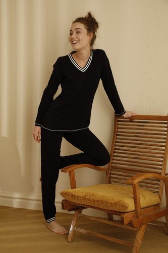 Damen pyjama set schlafanzug - damen,