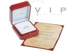 CARTIER BALLERINE BAGUE RING PLATIN TRAURING EHERING WEDDING BAND PLATINUM Gr.59