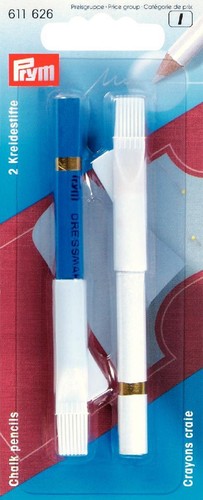 Kreidestifte weiß blau prym - weiß,