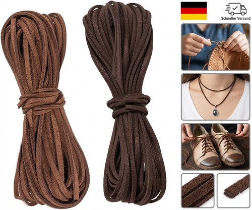 Lederband 3mm 10m - lederband,