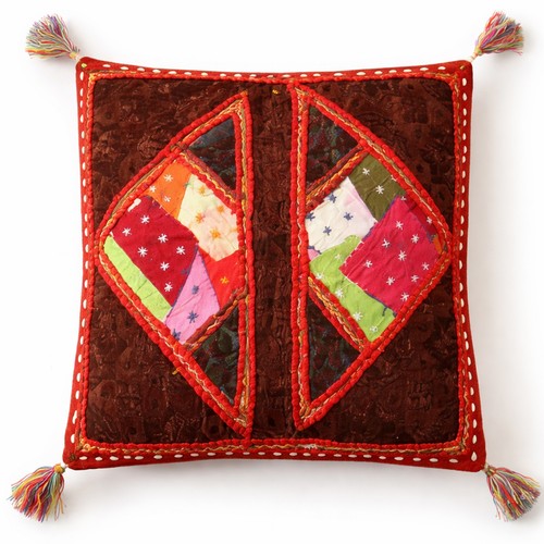 Patchwork kissen beduinen - patchwork,