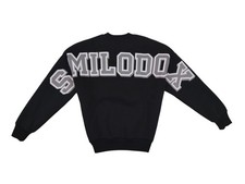 Smilodox Sweatshirt Pullover Brail  Schwarz Gr. XS/S Unisex Herren Damen LOGO