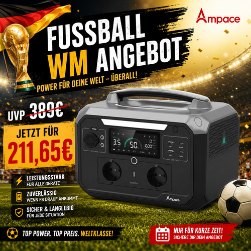 Ampace andes 600pro tragbare - ampace,