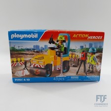 | Straßenbaustelle | Baustellenspielzeug Kind | Baustellen Spielset | Spielzeug 