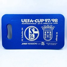 FC Schalke 04 Sitzkissen Uefa Cup 1997/98 Achtelfinale SC Braga Vintage 90er