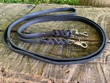 Lederzügel Pferd Braun, Schwarz oder Cognac aus weichem Fettleder Handmade Neu