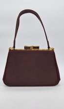 Waldybag Vintage Handtasche Tasche Braun Luxustasche Retro Damenhandtasche Top