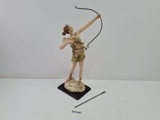 Figur Kunststoff Griechische Göttin Artemis Diana Pfeil Bogen Deko #2411061